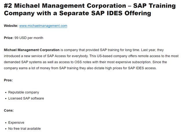 Michel Management Corporation